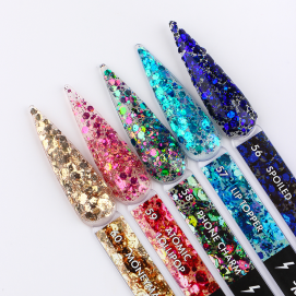 Коллекция гель-красок RockNail Sequins