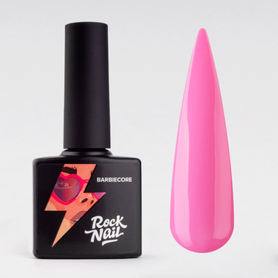 Гель-лак RockNail Barbiecore 741 Think Pink-#238306