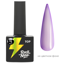 Топ RockNail Milky Top No Wipe, 10 мл