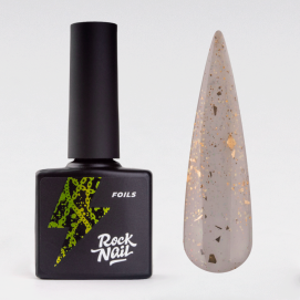 Гель-лак RockNail Foils 843 Visa Gold