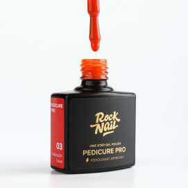 Однофазный гель-лак для педикюра RockNail Pedicure Pro 03 Louboutin Love