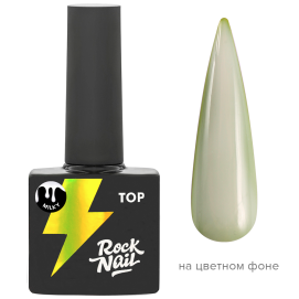 Топ RockNail Milky Top No Wipe, 10 мл