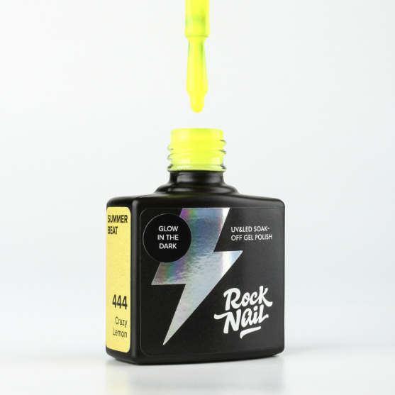 Гель-лак RockNail Summer Beat 444 Crazy Lemon-#248451