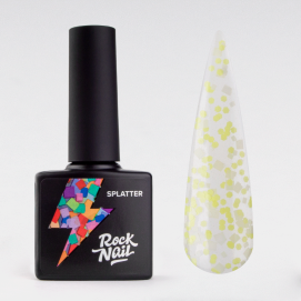 Гель-лак RockNail Splatter 958 Blank canvas