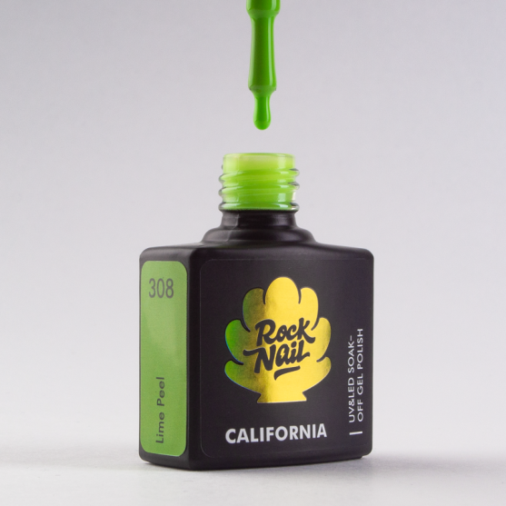 Гель-лак RockNail California 308 Lime Peel-#256072