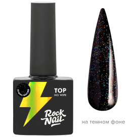 Топ RockNail Highlighter Top No Wipe, 10 мл