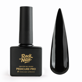 Однофазный гель-лак для педикюра RockNail Pedicure Pro 02 Black Is The New Black