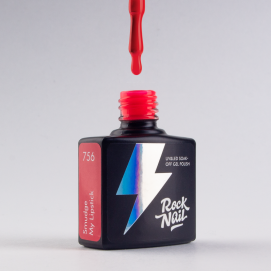 Гель-лак RockNail Kitch 756 Smudge My Lipstick