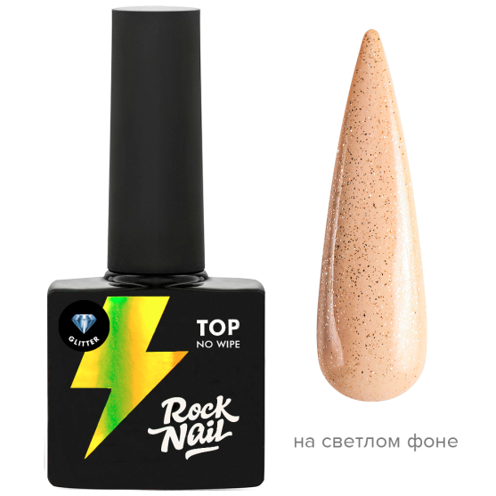 Топ RockNail Glitter Top (10 мл.)-#233474