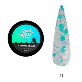 Гель-краска RockNail Mermaid Scales 11 Seashell
