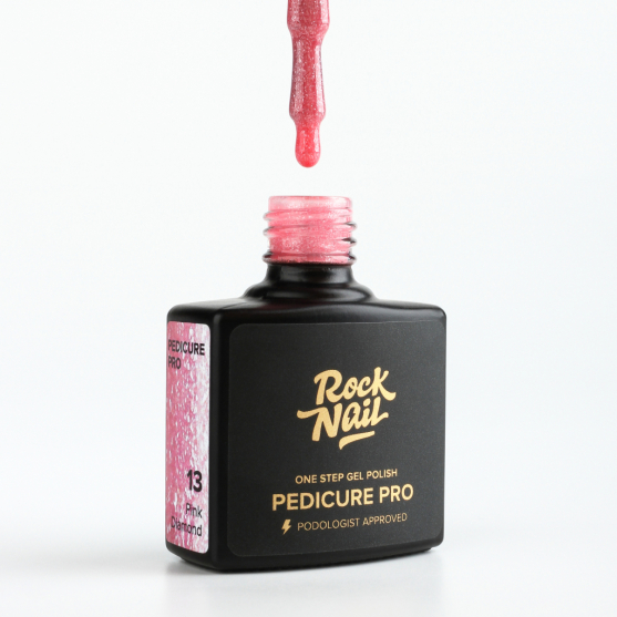 Однофазный гель-лак для педикюра RockNail Pedicure Pro 13 Pink Diamond-#255164