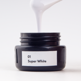Гель-краска RockNail 01 Super White 3г