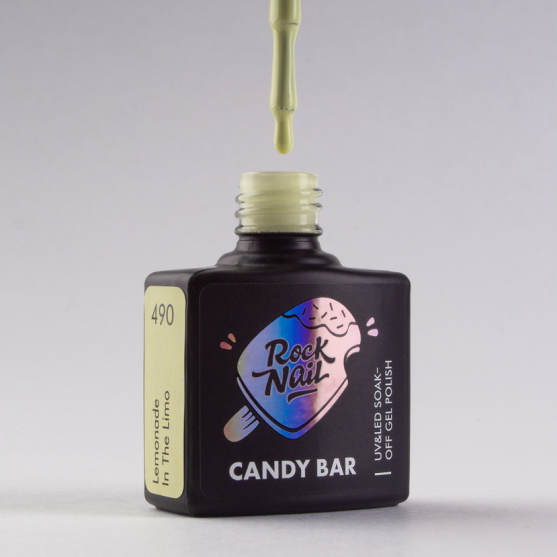 Гель-лак RockNail Candy Bar 490 Lemonade In The Limo-#240415