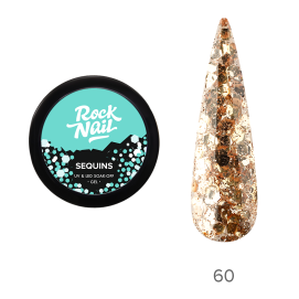 Гель-краски RockNail Sequins 60 Moneymaker