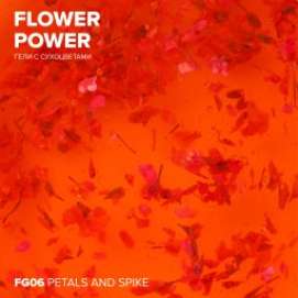 Гель с сухоцветами RockNail Flower Power FG06 Petals And Spikes 10мл